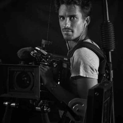 Tim Small — cinematographer, on set